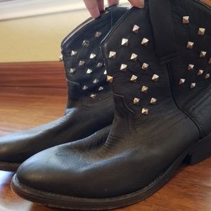 Miz Mooz Studded Ankle Boots